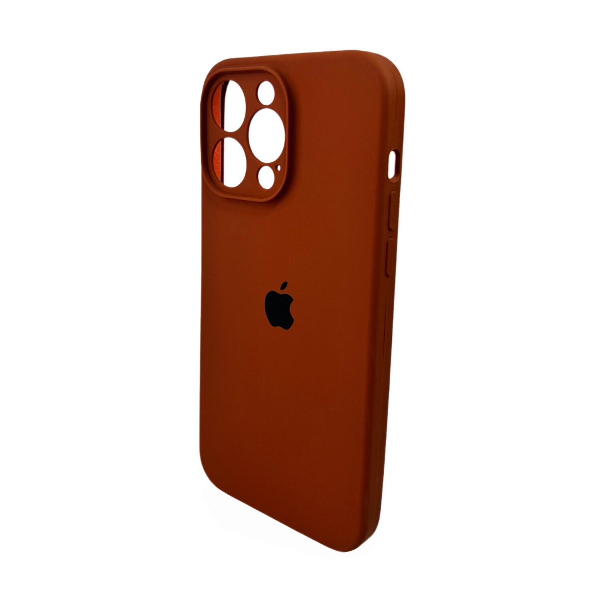 Чохол Silicone Full Case Camera Protect (AA) Apple iPhone 15 Pro Max (Saddle-Brown) на малюнкі №4