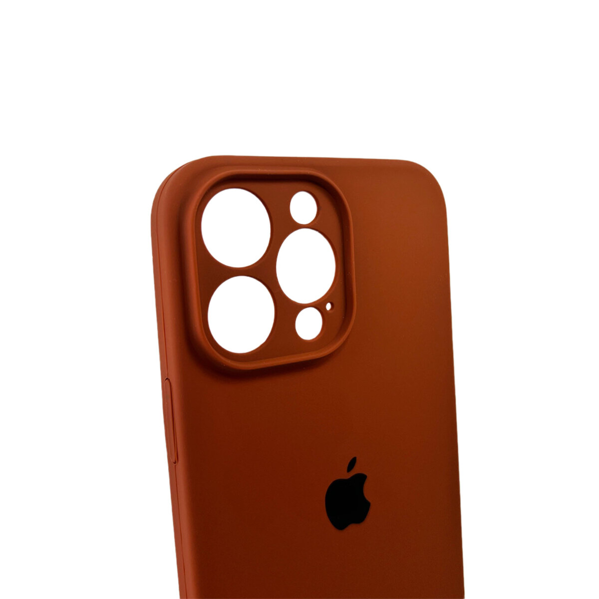 Чохол Silicone Full Case Camera Protect (AA) Apple iPhone 15 Pro Max (Saddle-Brown) на малюнкі №5