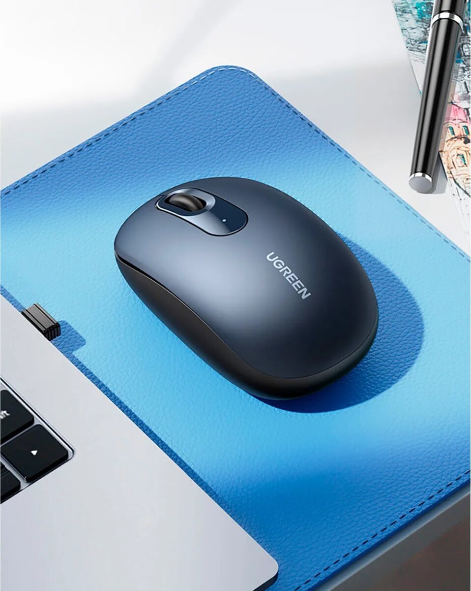 Маніпулятор миша UGREEN 2.4G Wireless Mouse Midnight Blue на малюнкі №3