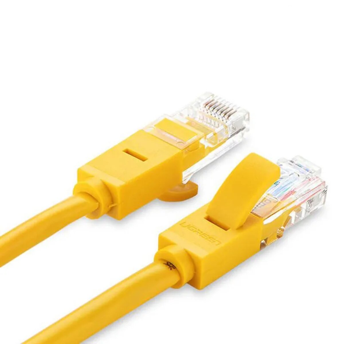Мережевий кабель UGREEN Cat 5e U/UTP Lan Cable 1m (Yellow) (UGR-11230) на картинке №2