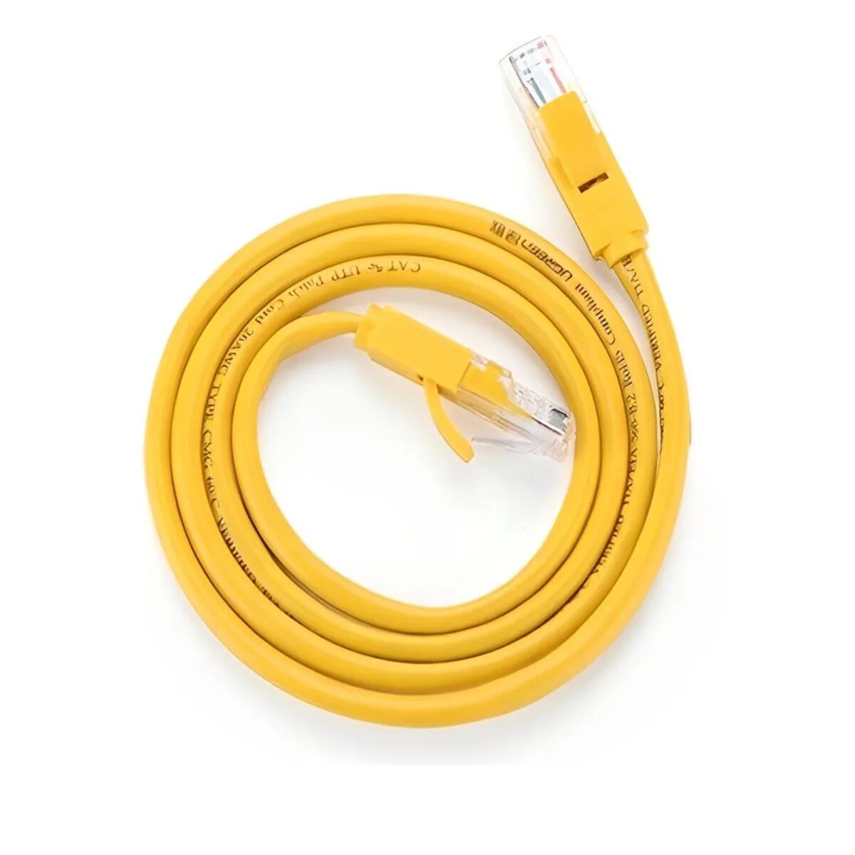 Мережевий кабель UGREEN Cat 5e U/UTP Lan Cable 1m (Yellow) (UGR-11230) на картинке №3