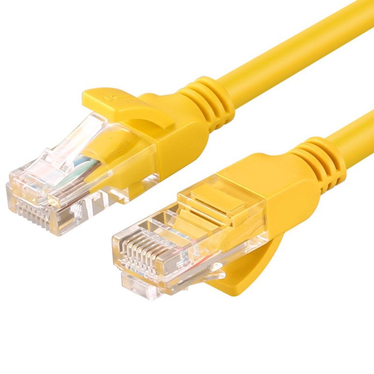 Мережевий кабель UGREEN Cat 5e U/UTP Lan Cable 1m (Yellow) (UGR-11230) на картинке №1