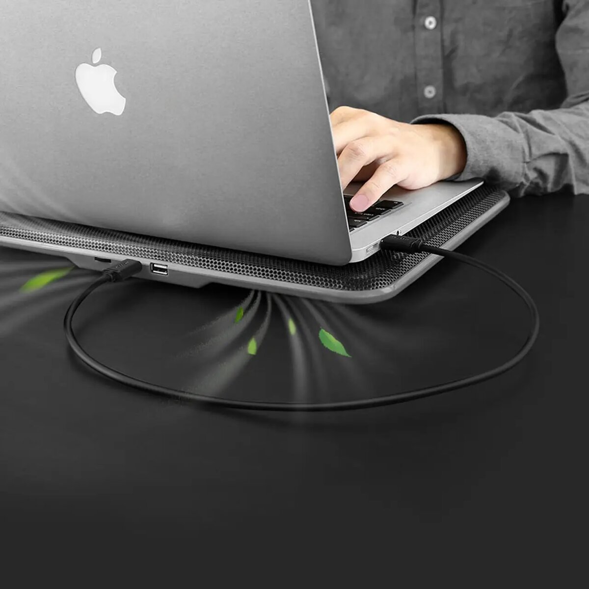 Кабель UGREEN USB 2.0 A Male to A Male Cable 2m (Black) на малюнкі №3