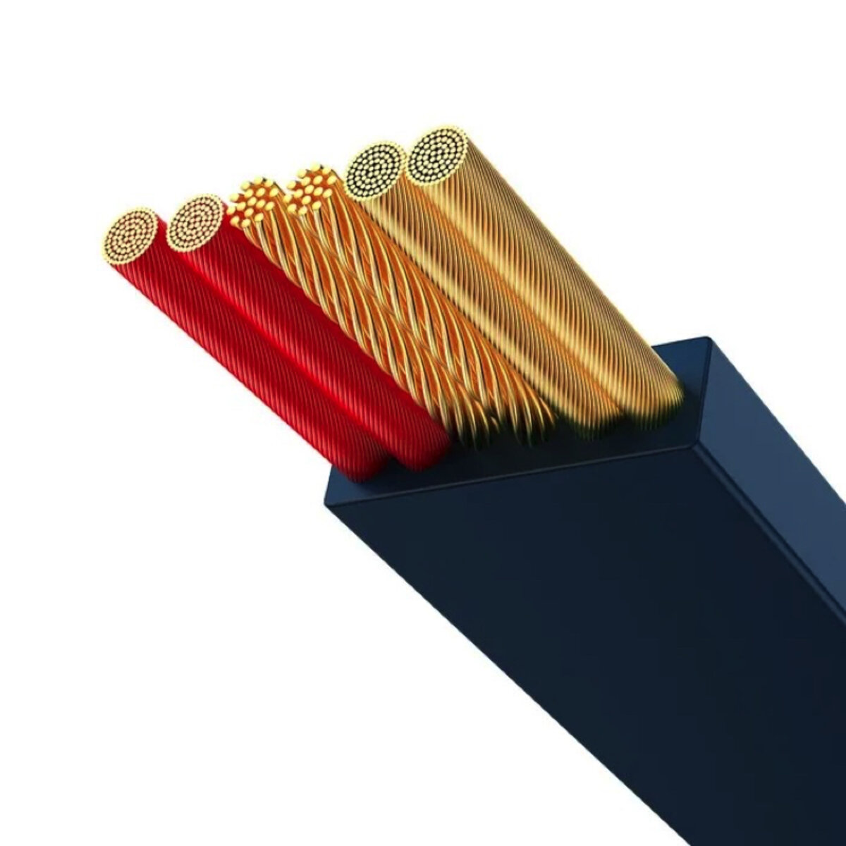 Кабель Baseus Bright Mirror 2 Series Retractable 3-in-1 Fast Charging  Data Cable USB to M+L+C 66W 1.1m Blue (CAMJ010103) на малюнкі №7