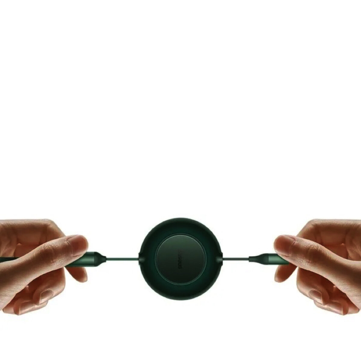 Кабель Baseus Bright Mirror 2 Series Retractable 3-in-1 Fast Charging  Data Cable Type-C to M+L+C 100W 1.1m Green (CAMJ010206) на картинке №5