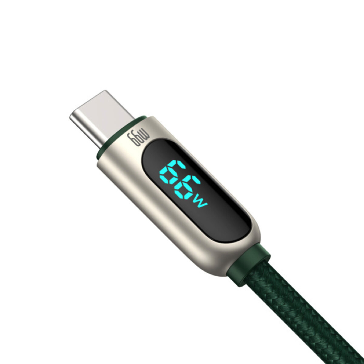 Кабель Baseus Display Fast Charging Data Cable USB to Type-C 66W 2m Green (CASX020106) Фотографія №2 Кабель Baseus Display Fast Charging Data Cable USB to Type-C 66W 2m Green (CASX020106) на малюнкі №2