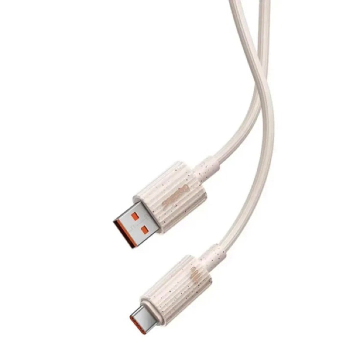 Кабель Baseus Habitat Series Fast Charging Cable USB to Type-C 100W 2m Wheat Pink (P10360203421-01) на картинке №3
