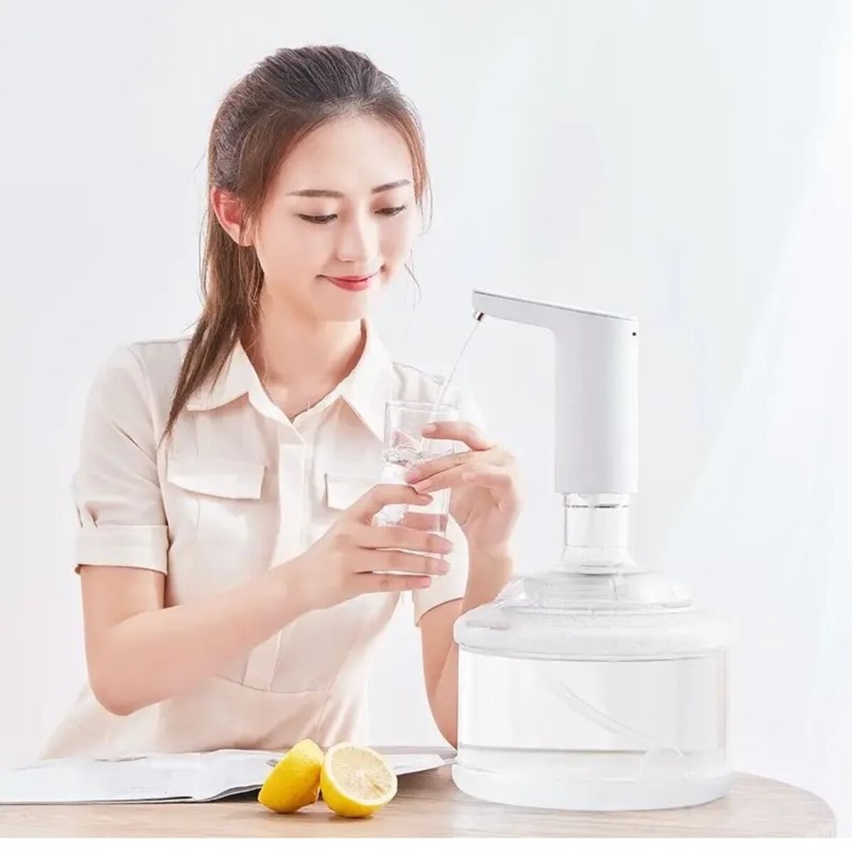 Автоматична помпа для бутильованої води Xiaomi Auto Water Dispenser w/TDS на картинке №3
