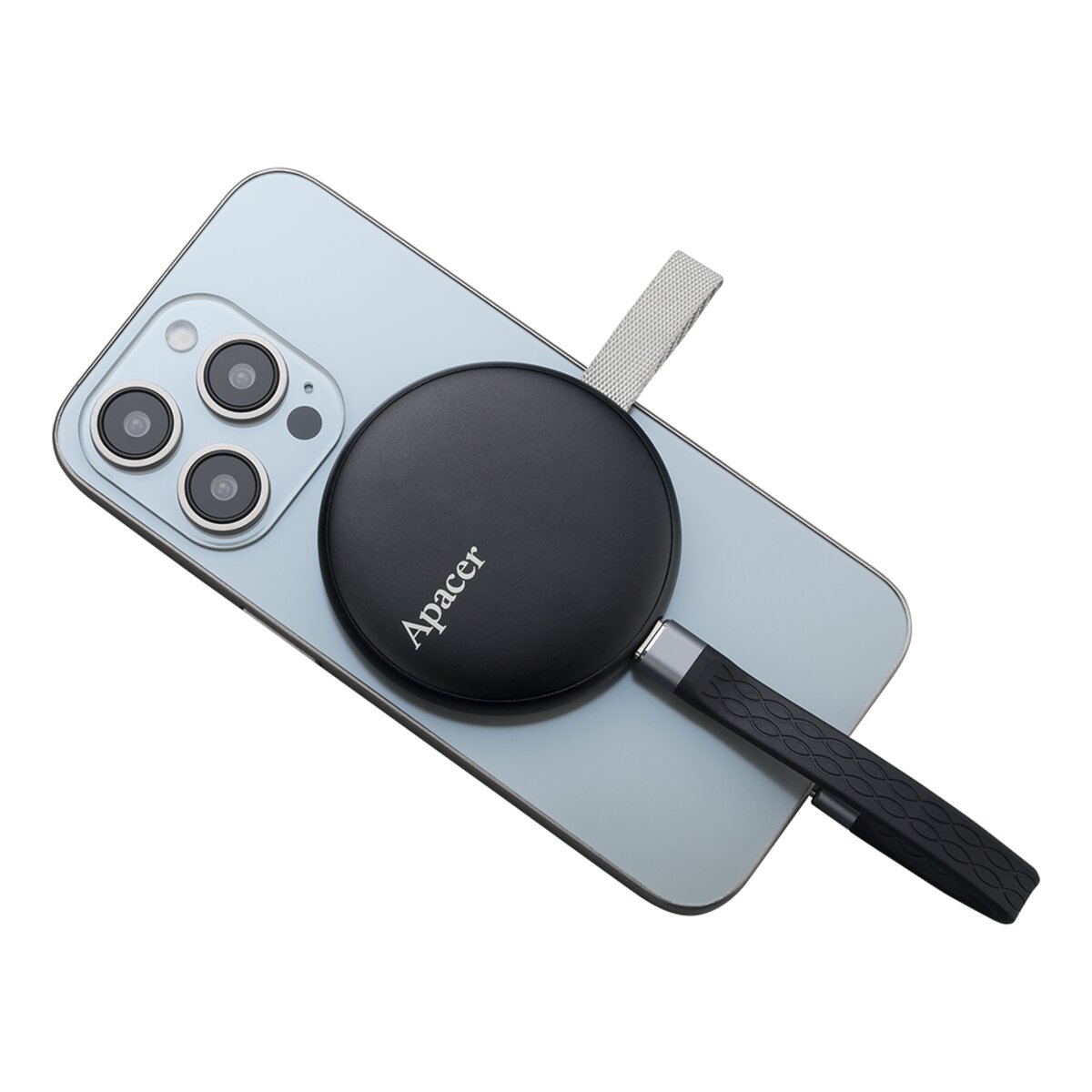 SSD Apacer Magnetic Portable AS725 256 GB USB 3.2 Gen.2 Type-C MagSafe Black (AP256GAS725B-1) смотреть фото №3