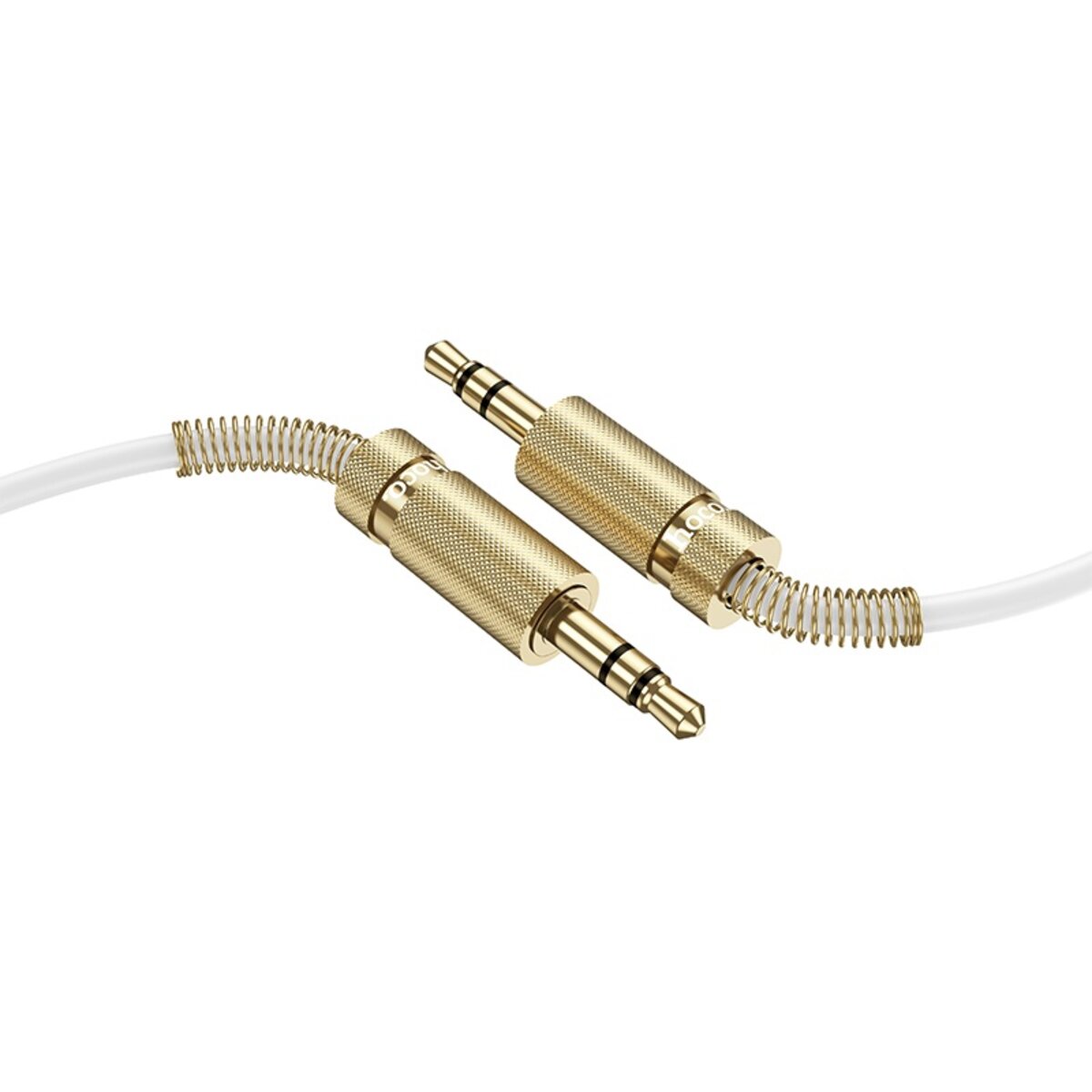 Аудiокабель HOCO UPA31 Cindy spring audio cable AUX White на малюнкі №1