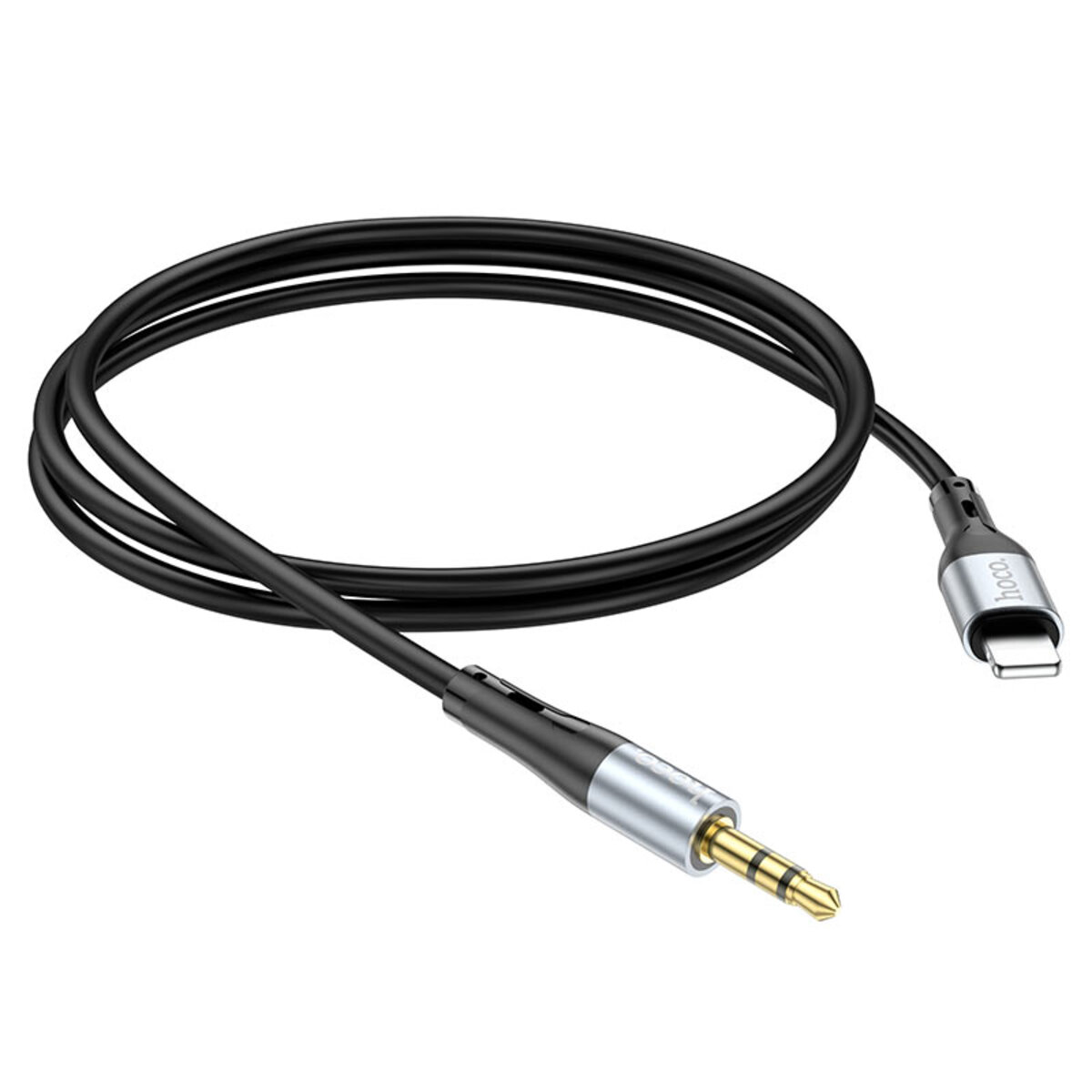 Аудiокабель HOCO UPA22 iP silicone digital audio conversion cable Black (6931474769473) Фотографія №3 Аудiокабель HOCO UPA22 iP silicone digital audio conversion cable Black (6931474769473) на малюнкі №3