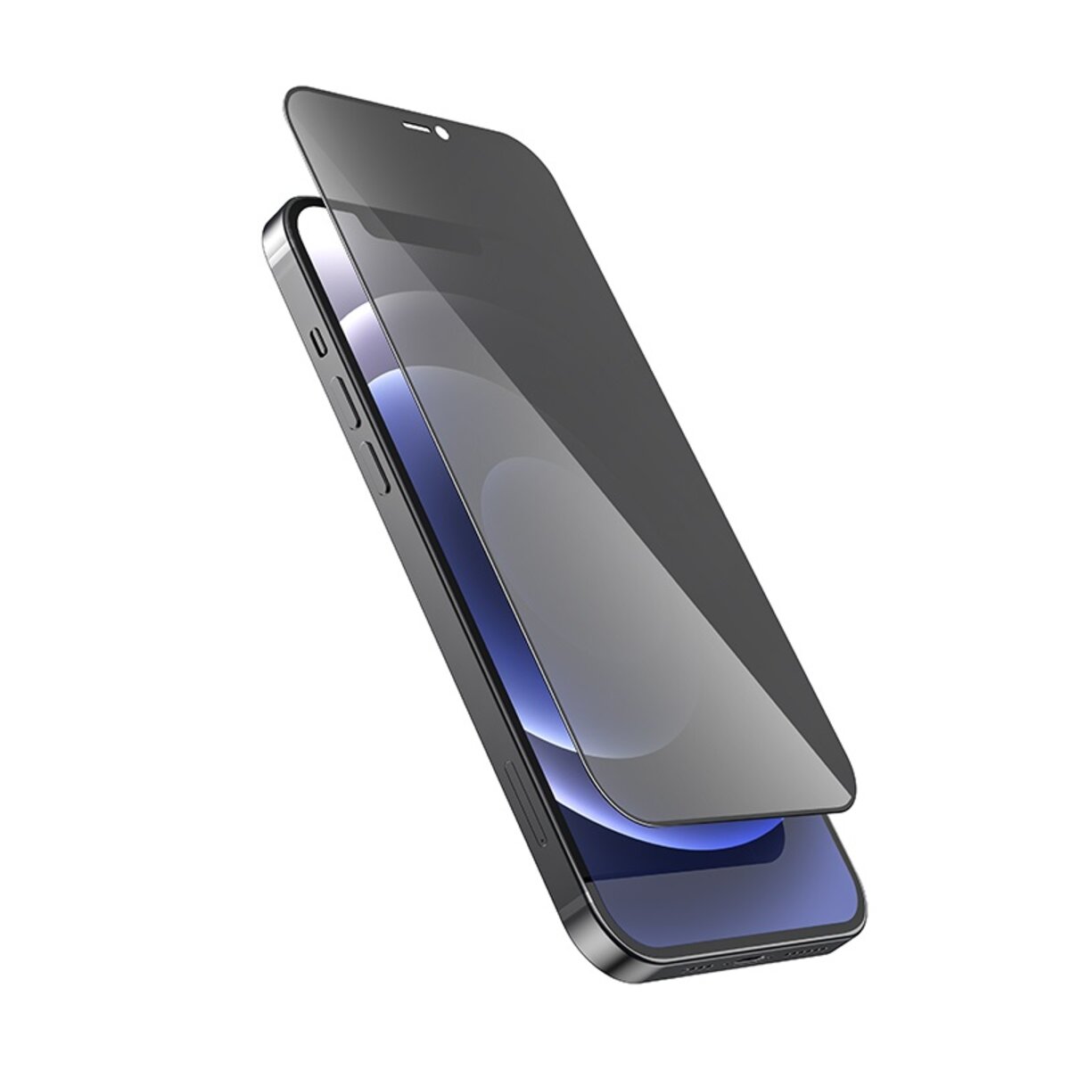 Захисне скло HOCO Full screen HD privacy protection tempered glass set for iP12 Pro Max (25PCS)(G11) Black на малюнкі №4