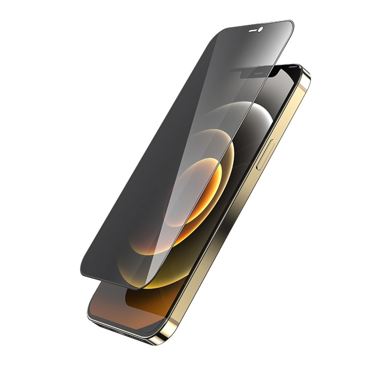 Захисне скло HOCO Full screen HD privacy protection tempered glass set for iP12 Pro Max (25PCS)(G11) Black на малюнкі №1