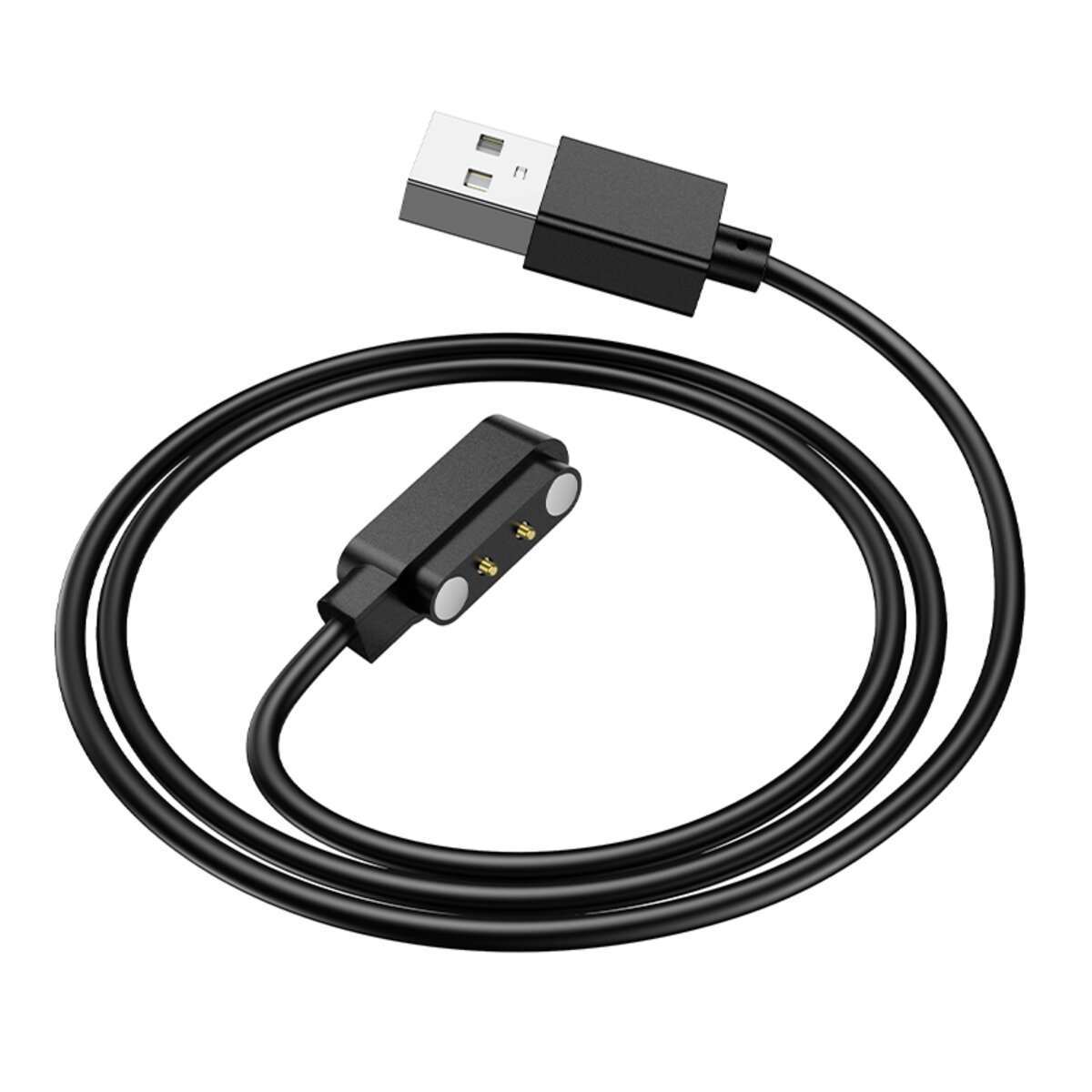 Бездротовий зарядний пристрій для смарт-годинника HOCO Y25 Smart sports watch charging cable Black на малюнкі №3