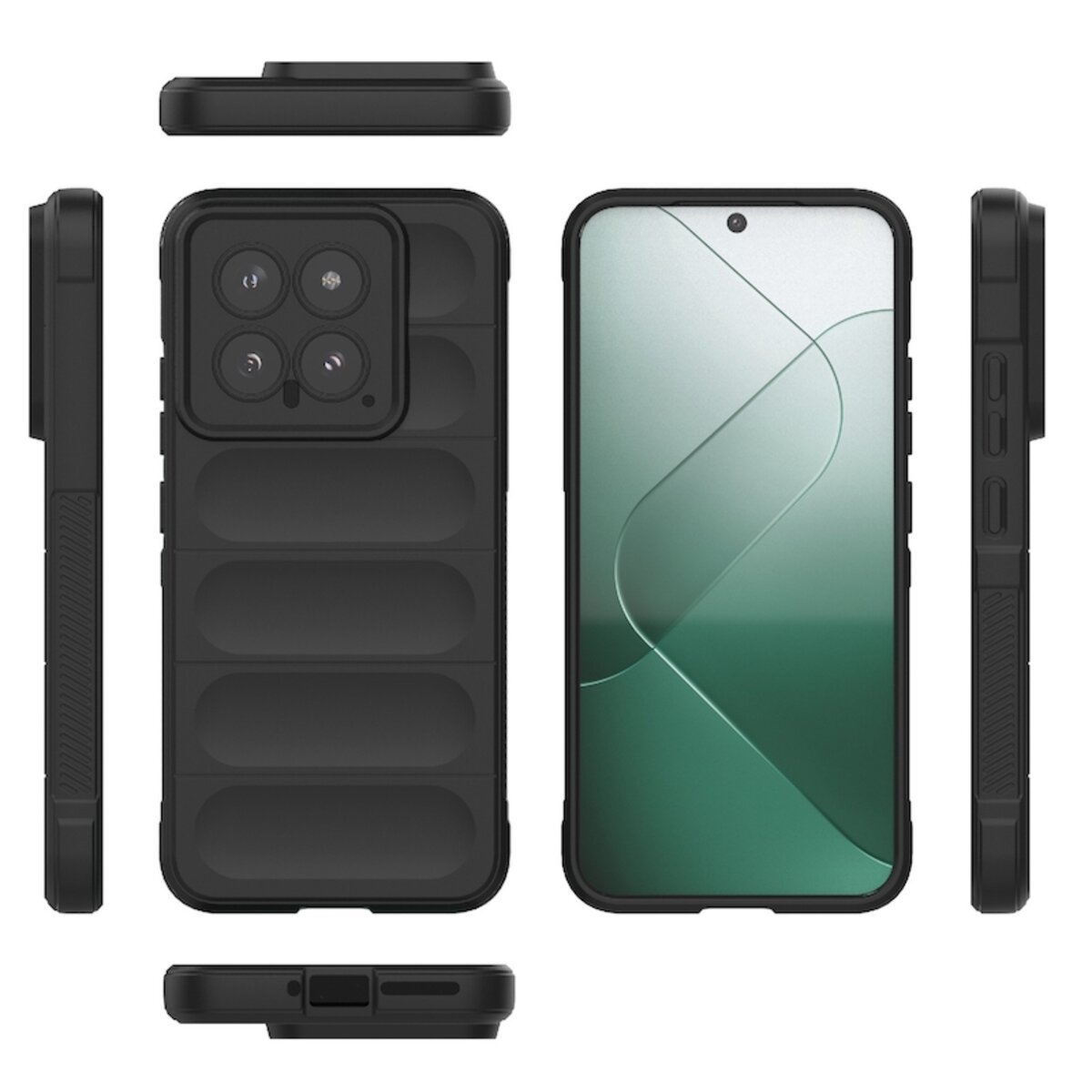 Чохол для смартфона Cosmic Magic Shield for Xiaomi Redmi Note 14 5G Black (MagicShXiNo14Black) на картинке №2