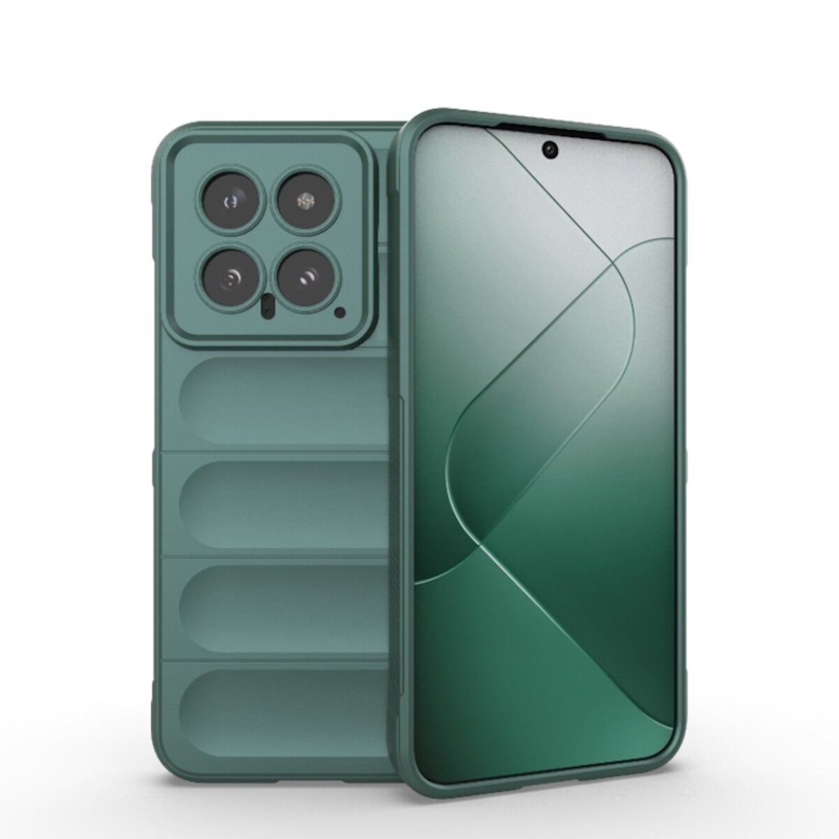 Чохол для смартфона Cosmic Magic Shield for Xiaomi Redmi Note 14 5G Dark Green (MagicShXiNo14Green) на картинке №1