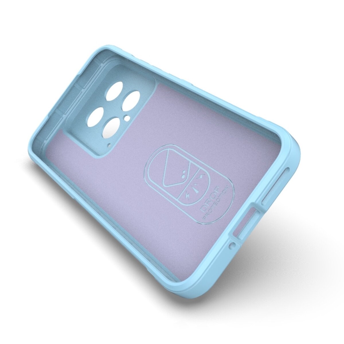 Чохол для смартфона Cosmic Magic Shield for Xiaomi Redmi Note 14 5G Light Blue (MagicShXiNo14Blue) Фото 3 Чохол для смартфона Cosmic Magic Shield for Xiaomi Redmi Note 14 5G Light Blue (MagicShXiNo14Blue) на картинке №3