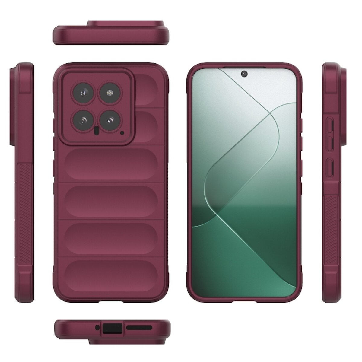 Чохол для смартфона Cosmic Magic Shield for Xiaomi Redmi Note 14 5G Plum (MagicShXiNo14Plum) на картинке №2