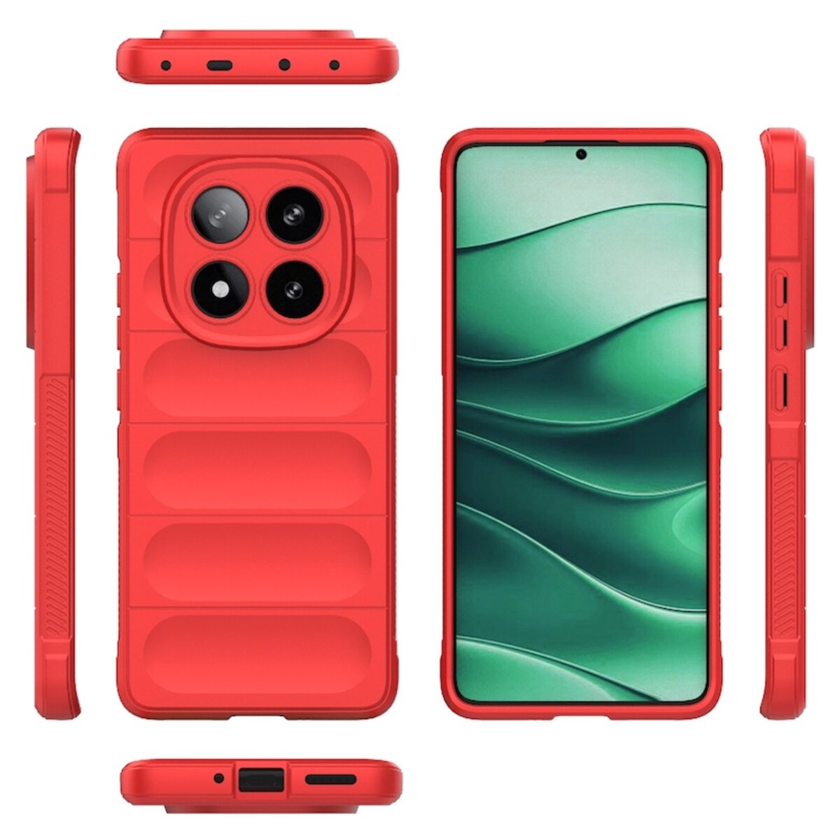 Чохол для смартфона Cosmic Magic Shield for Xiaomi Redmi Note 14 Pro Plus 5G China Red на малюнкі №3