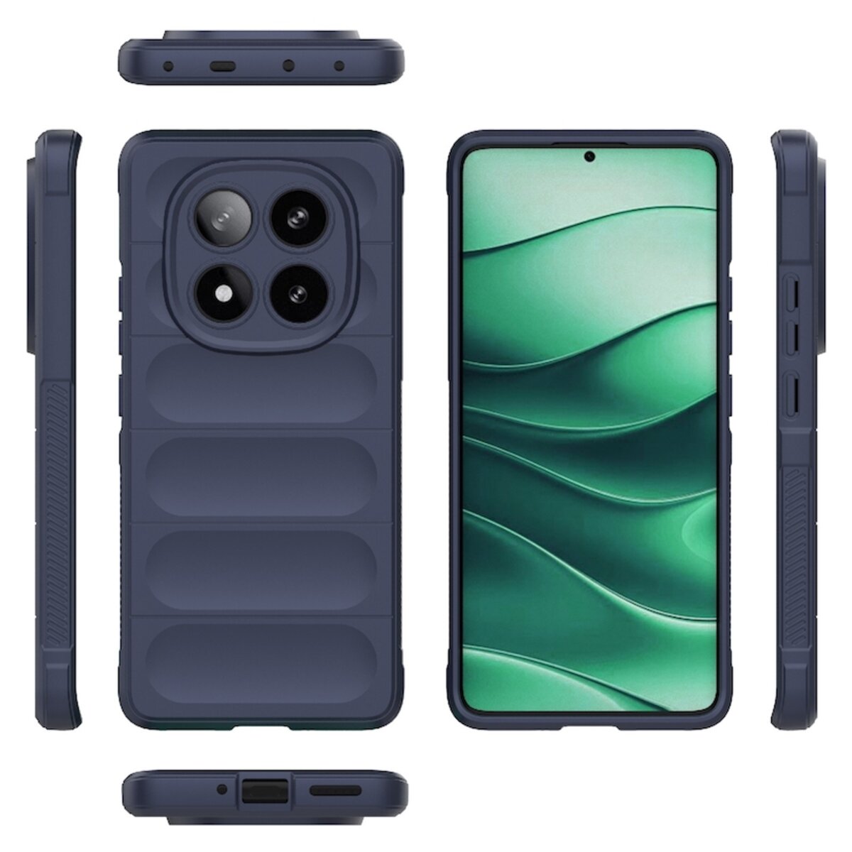 Чохол для смартфона Cosmic Magic Shield for Xiaomi Redmi Note 14 Pro Plus 5G Sapphire на малюнкі №3