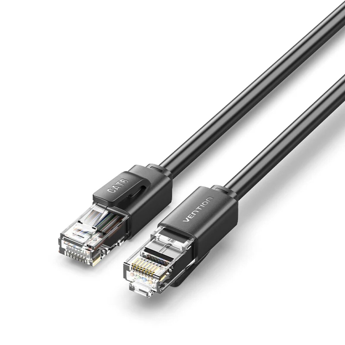 Мережевий кабель Vention Cat6 UTP Patch Cable 1.5M Black (IBRBG) Фотографія №1 Мережевий кабель Vention Cat6 UTP Patch Cable 1.5M Black (IBRBG) на малюнкі №1