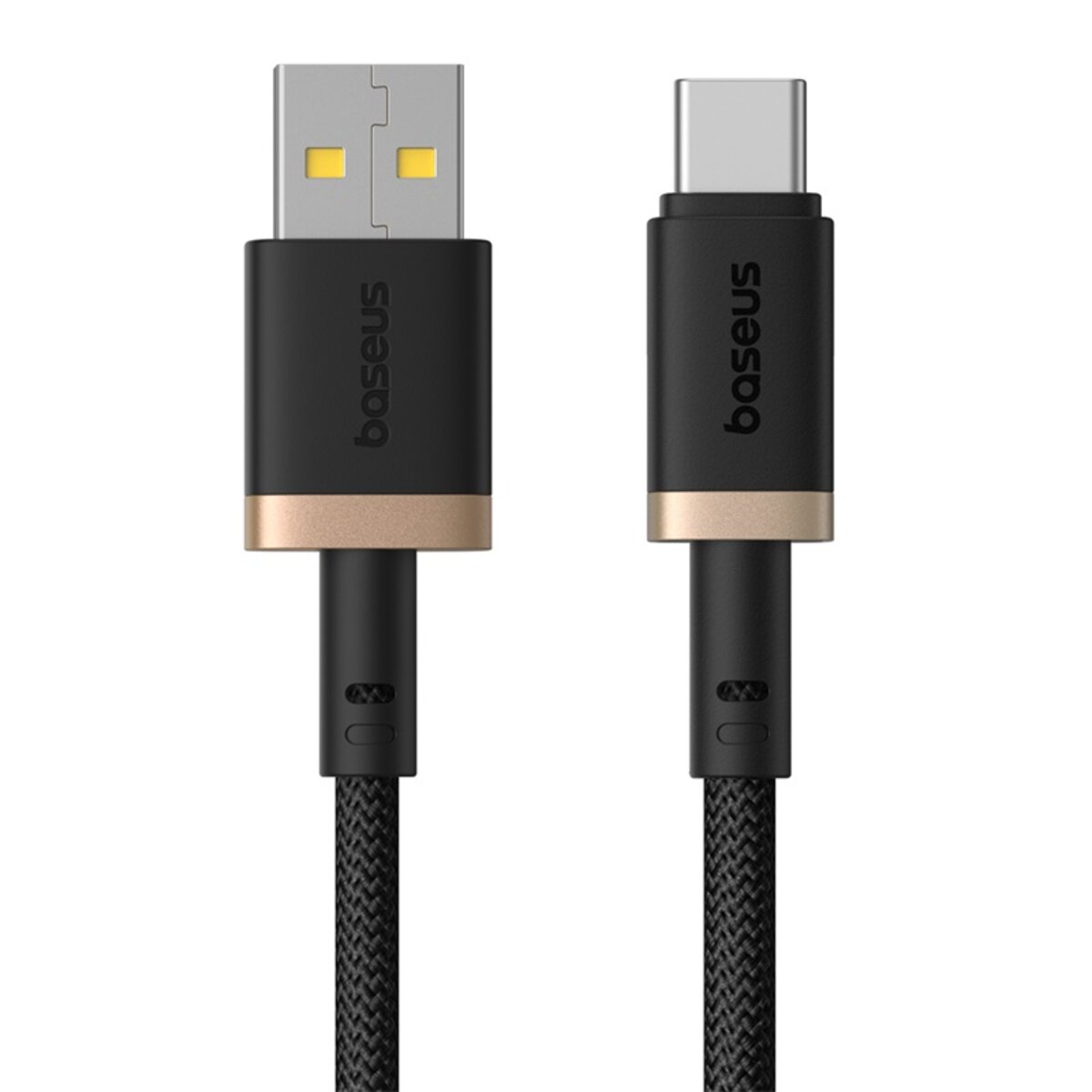 Кабель Baseus Dura Series Fast Charging Cable USB to Type-C 60W 2m Gold+Black на малюнкі №1