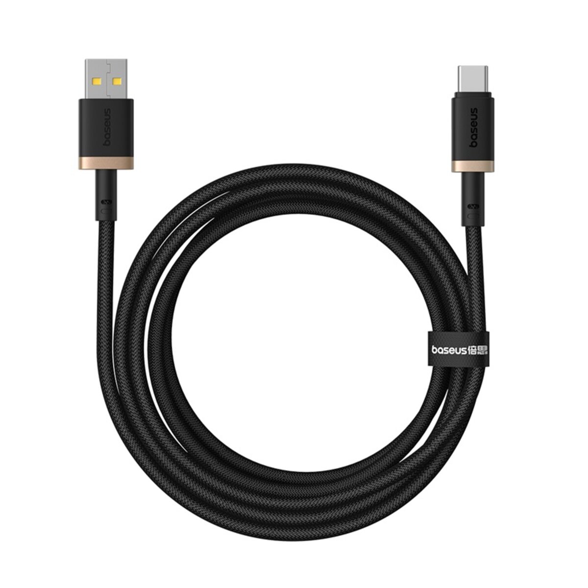 Кабель Baseus Dura Series Fast Charging Cable USB to Type-C 60W 2m Gold+Black на малюнкі №3