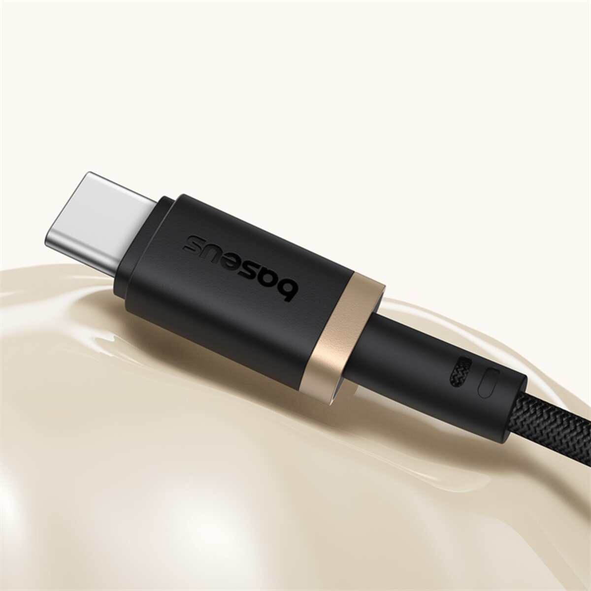 Кабель Baseus Dura Series Fast Charging Cable USB to Type-C 60W 2m Gold+Black на малюнкі №7