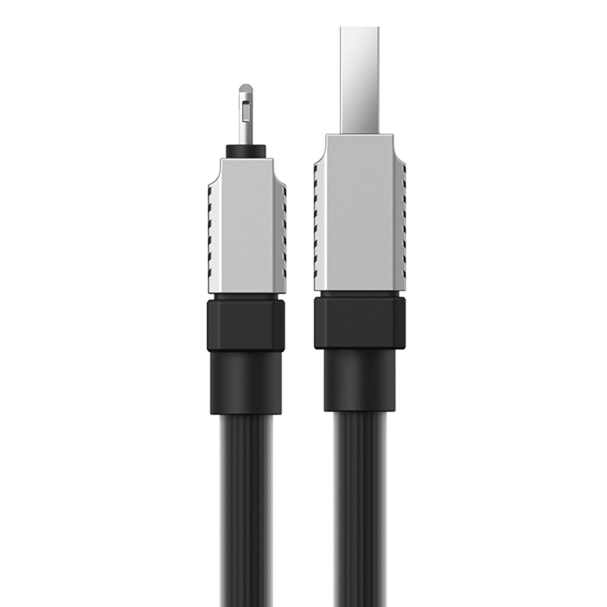 Кабель Baseus CoolPlay Series Fast Charging Cable USB to iP 2.4A 1m Black (CAKW000401) на картинке №4