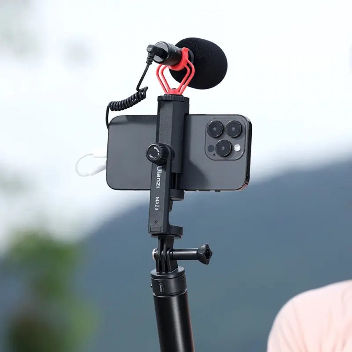 Тримач для телефону Vijim Ulanzi MA28 Phone Holder (UV-M027GBB1 MA28) (UV-M027GBB1) на картинке №5