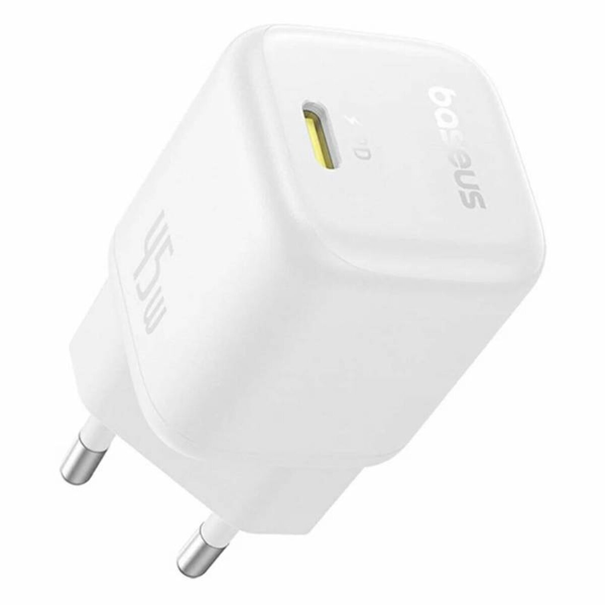 Мережевий зарядний пристрій Baseus PicoGo GaN Fast Charger 1C 45W EU Moon White на малюнкі №3