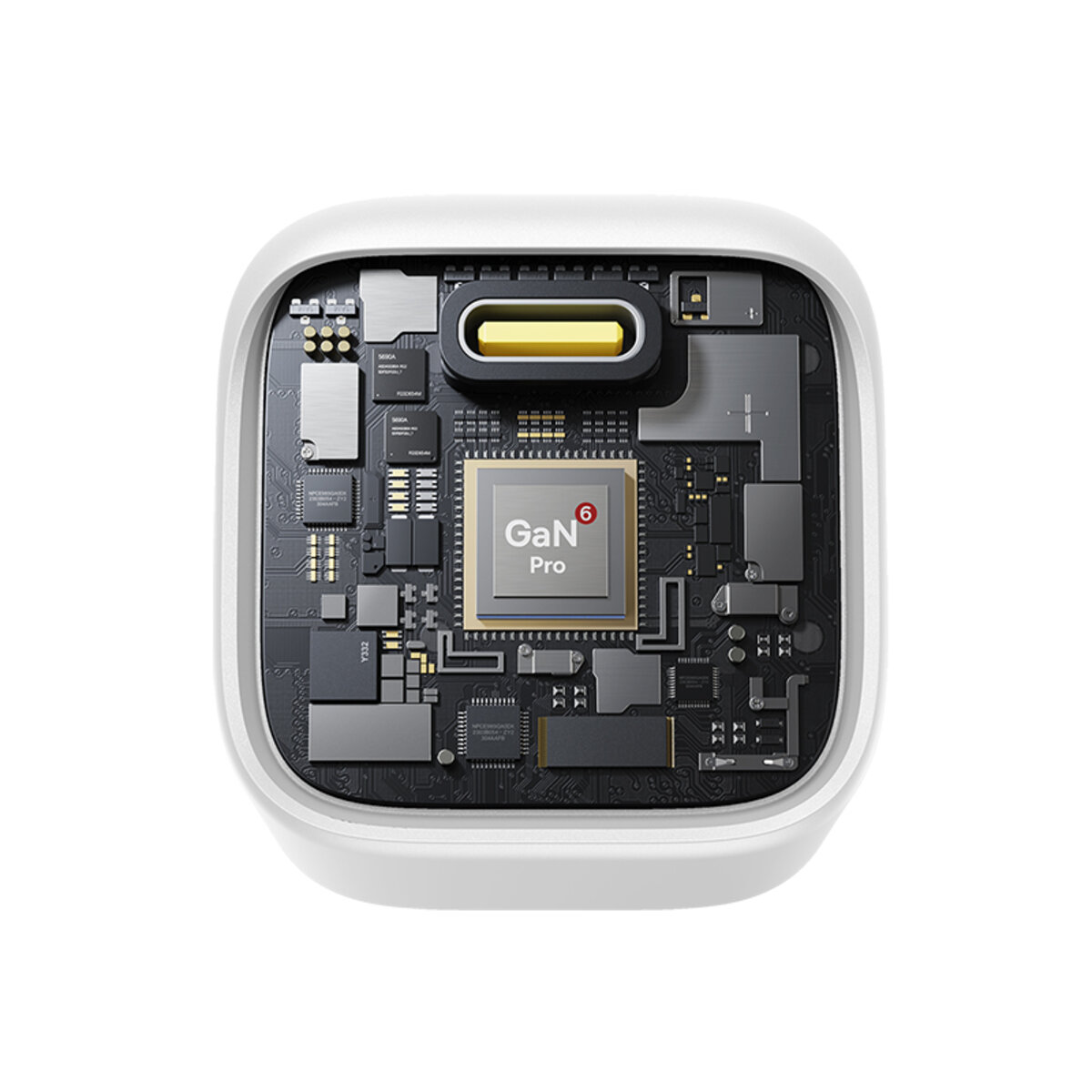 Мережевий зарядний пристрій Baseus PicoGo GaN Fast Charger 1C 45W EU Moon White на малюнкі №8