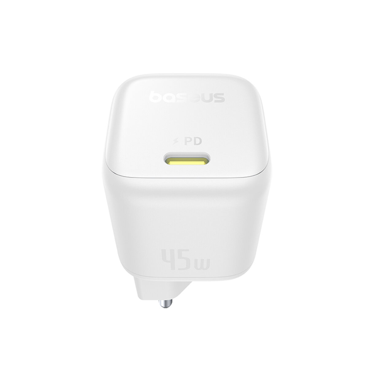 Мережевий зарядний пристрій Baseus PicoGo GaN Fast Charger 1C 45W EU Moon White на малюнкі №5