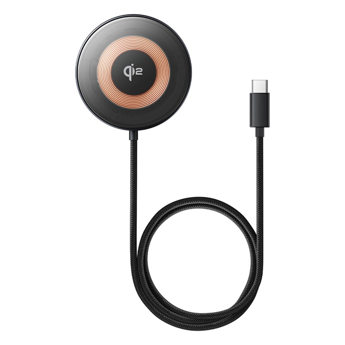 Бездротовий зарядний пристрій Baseus Simple Mini4 Magnetic Wireless Charging Stand Qi2 15W Universal Explorer Edition Cosmic Black на малюнкі №1