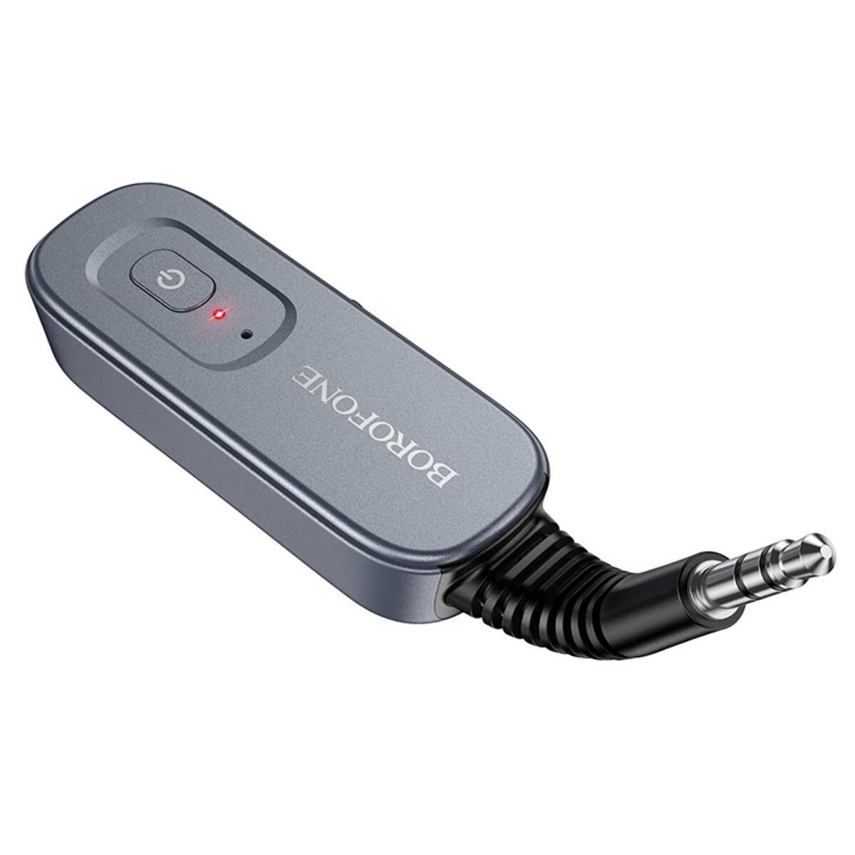Bluetooth-ресивер BOROFONE BC51 Clear way AUX BT audio receiver/transmitter Metal Grey на малюнкі №6