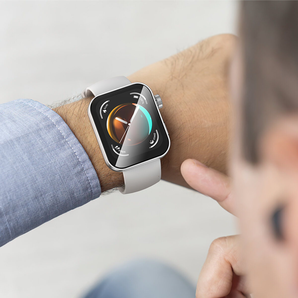 Смарт-годинник BOROFONE BD13 Smart sports watch (call version) Black на малюнкі №6