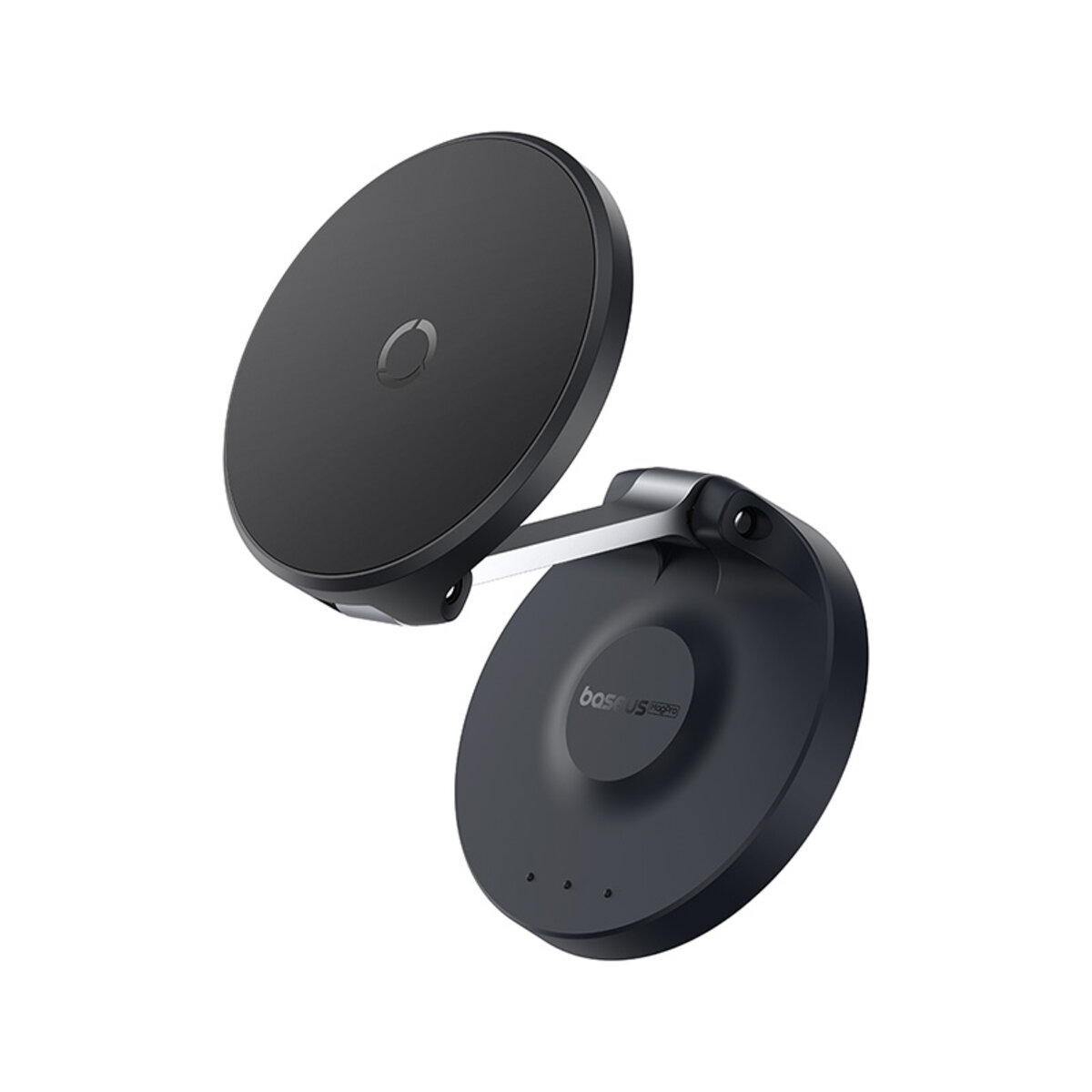 Автотримач для телефона Baseus MagPro Magnetic Foldable Phone Mount Cluster Black на малюнкі №3