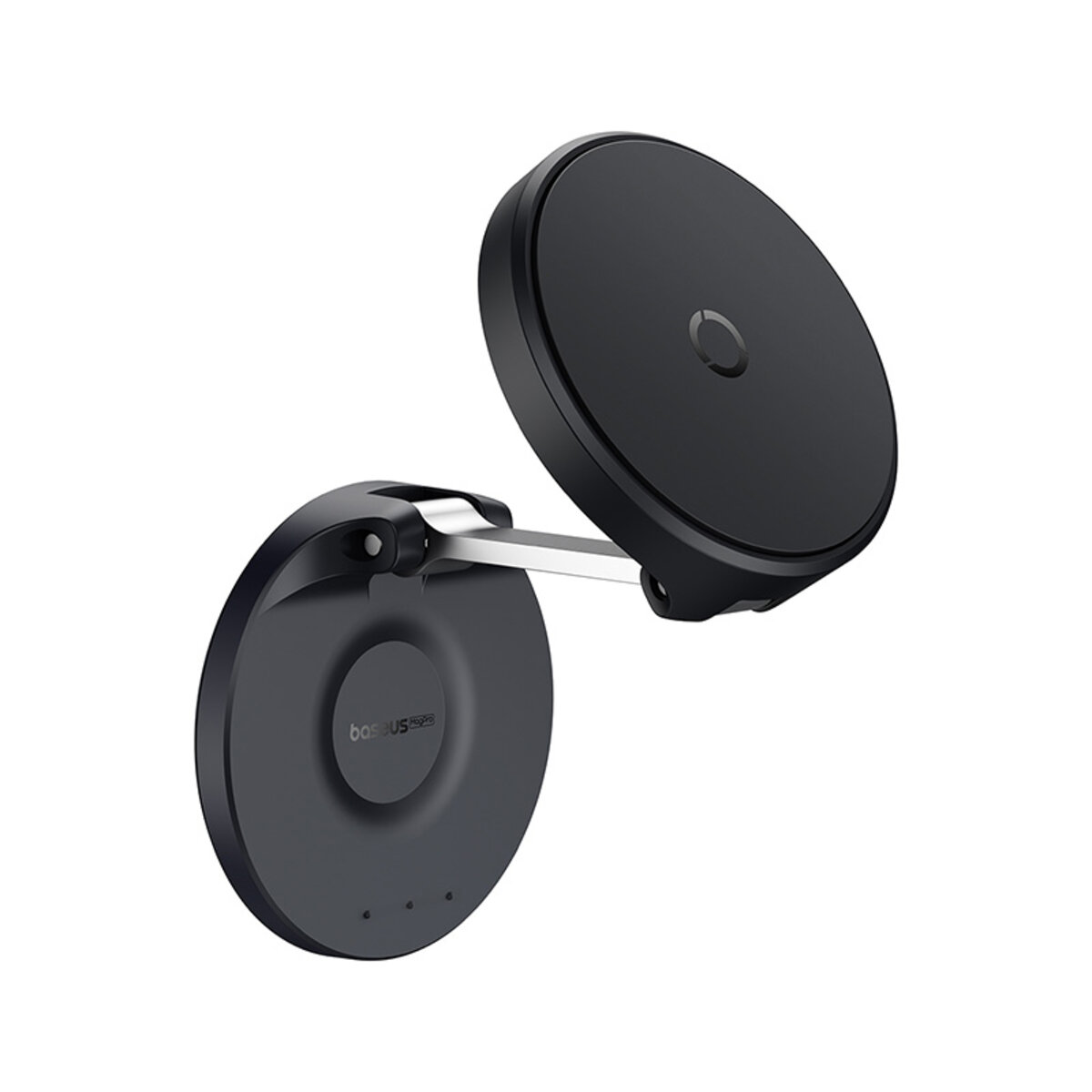 Автотримач для телефона Baseus MagPro Magnetic Foldable Phone Mount Cluster Black на малюнкі №6