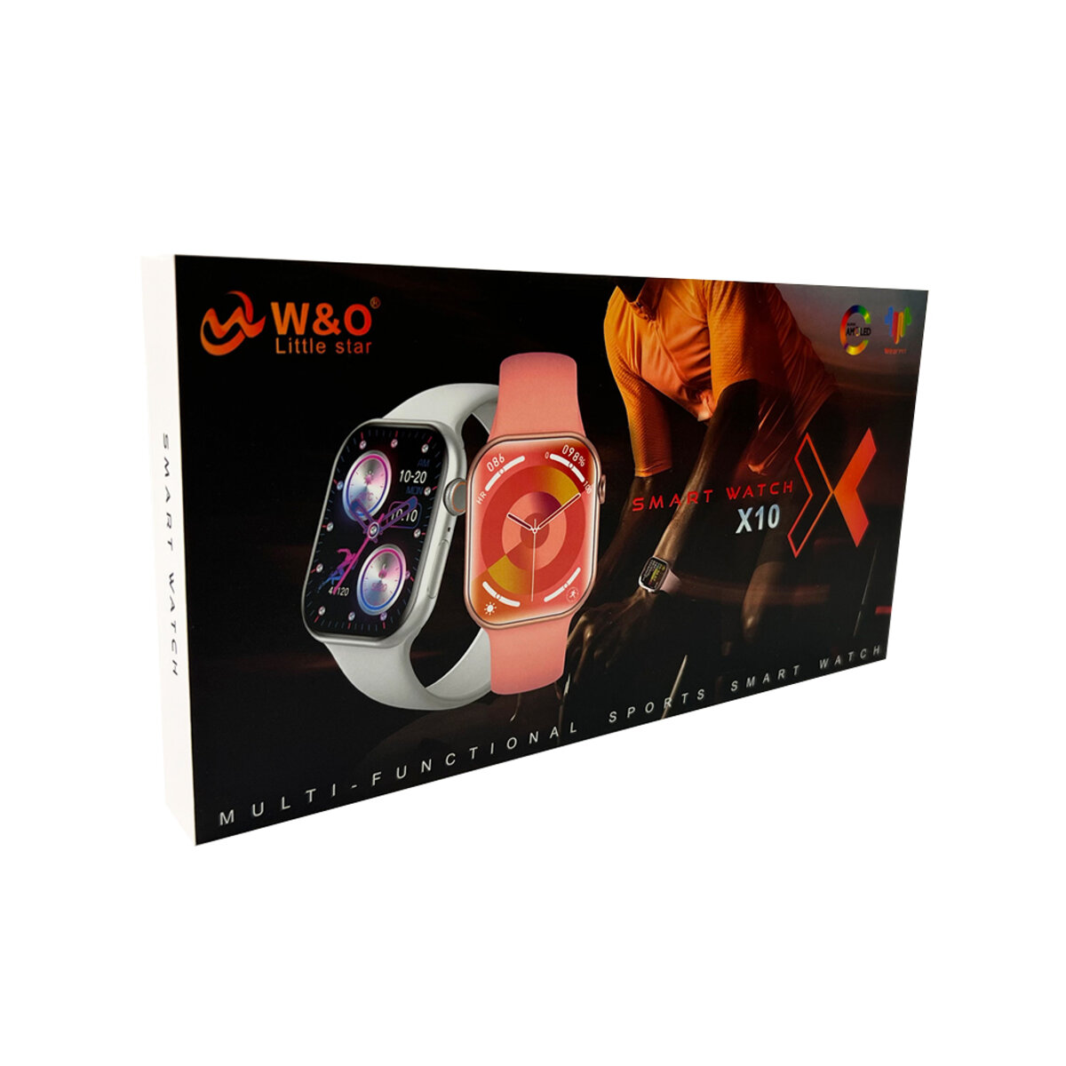 Смарт-годинник W&O X10 Amoled+IP67 Gold (WOX10GO) Фотографія №2 Смарт-годинник W&O X10 Amoled+IP67 Gold (WOX10GO) на малюнкі №2