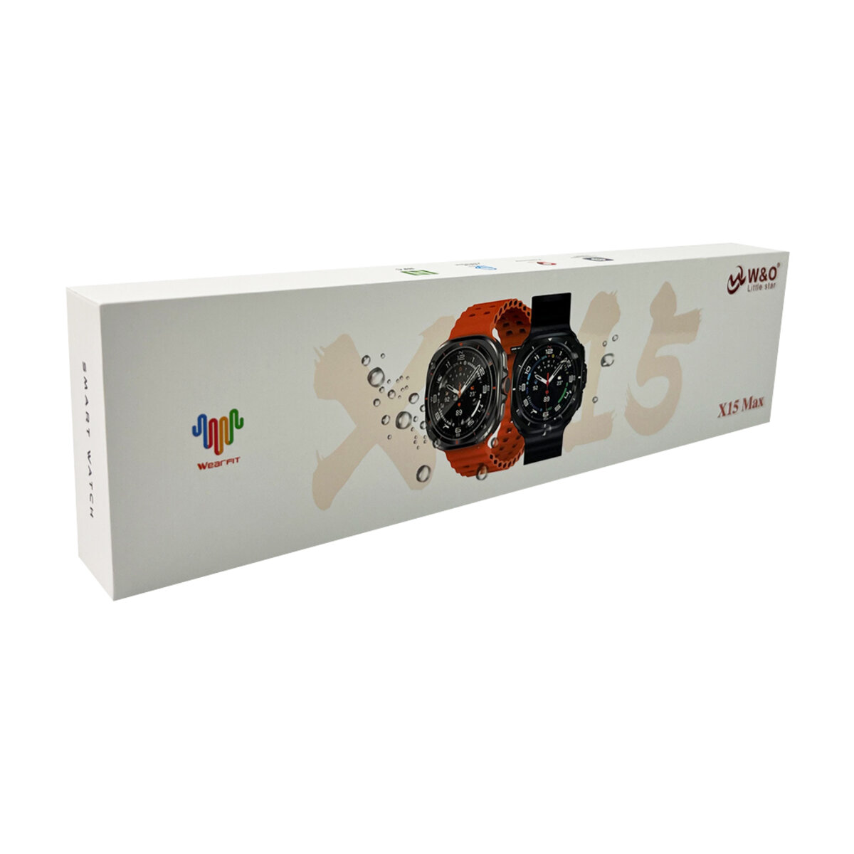 Смарт-годинник W&O X15 Max Amoled+IP67 Black (WOX15MBL) на картинке №2