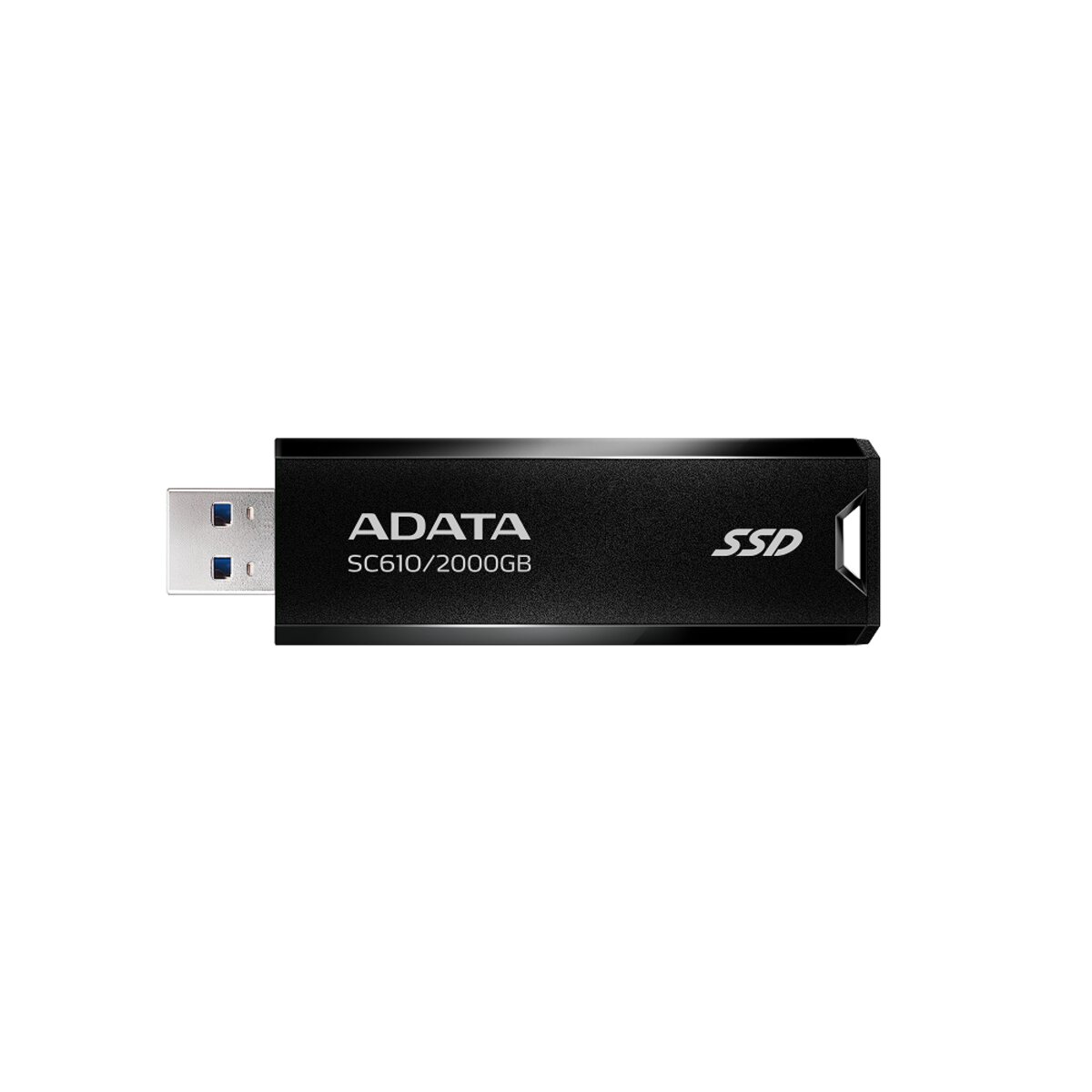 Портативний SSD ADATA SC610 2TB USB 3.2  550/500Mb/s Black (SC610-2000G-CBK/RD) на картинке №6