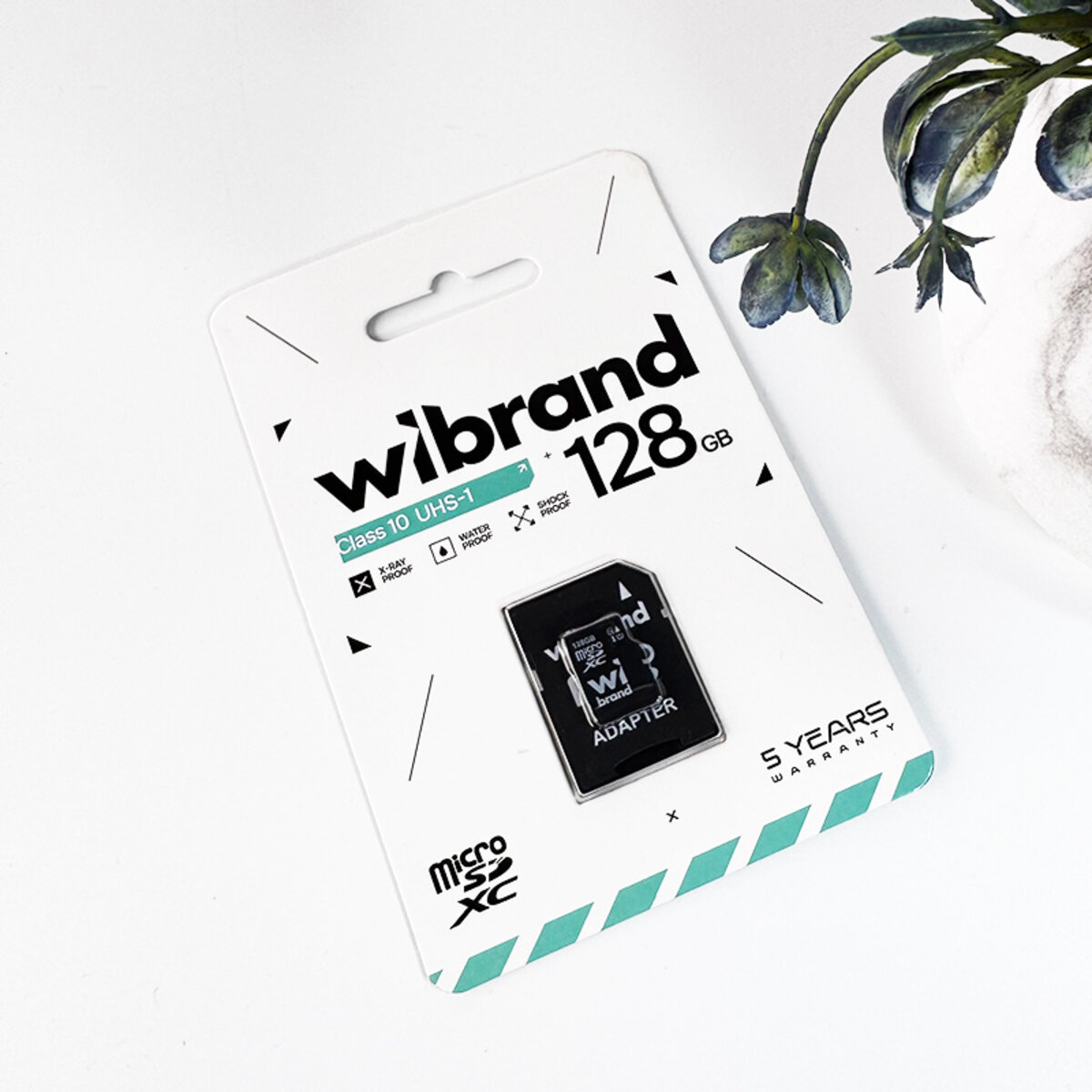 Карта памяті microSDXC (UHS-1) Wibrand 128Gb class 10 (adapter SD) (WICDHU1/128GB-A) Фото 7 Карта памяті microSDXC (UHS-1) Wibrand 128Gb class 10 (adapter SD) (WICDHU1/128GB-A) на картинке №7