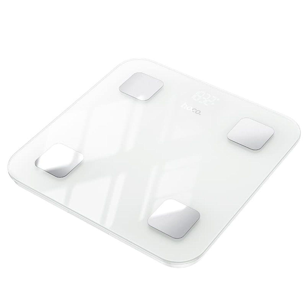 Ваги підлогові HOCO HI21 Smart body fat scale White на малюнкі №1