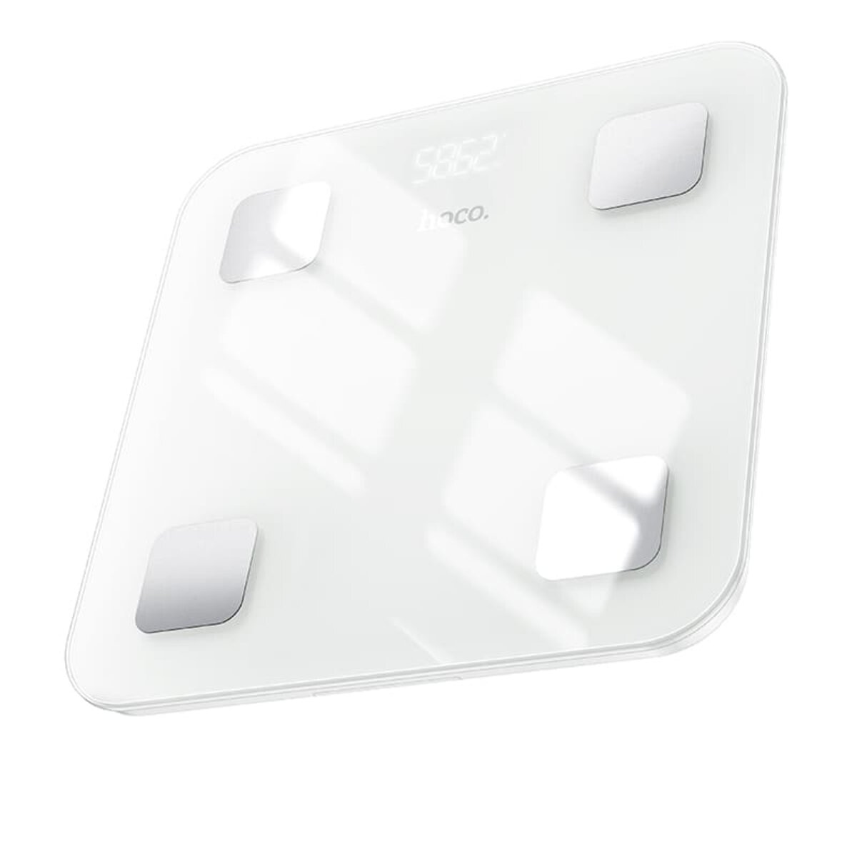 Ваги підлогові HOCO HI21 Smart body fat scale White на малюнкі №3