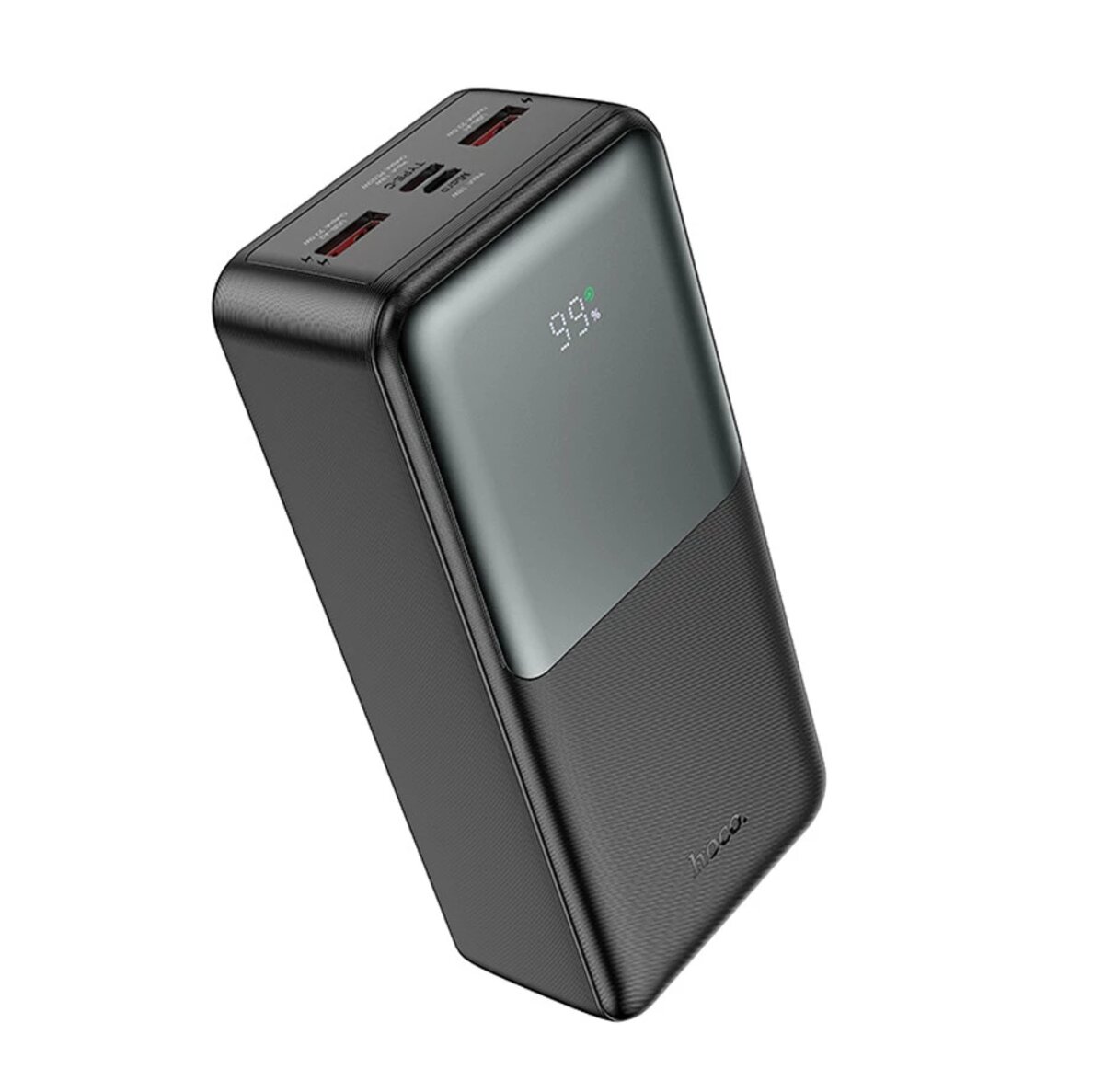 Зовнішній акумулятор HOCO J136B Sirui 22.5W+PD20W fully compatible power bank (30000mAh) Black на малюнкі №1