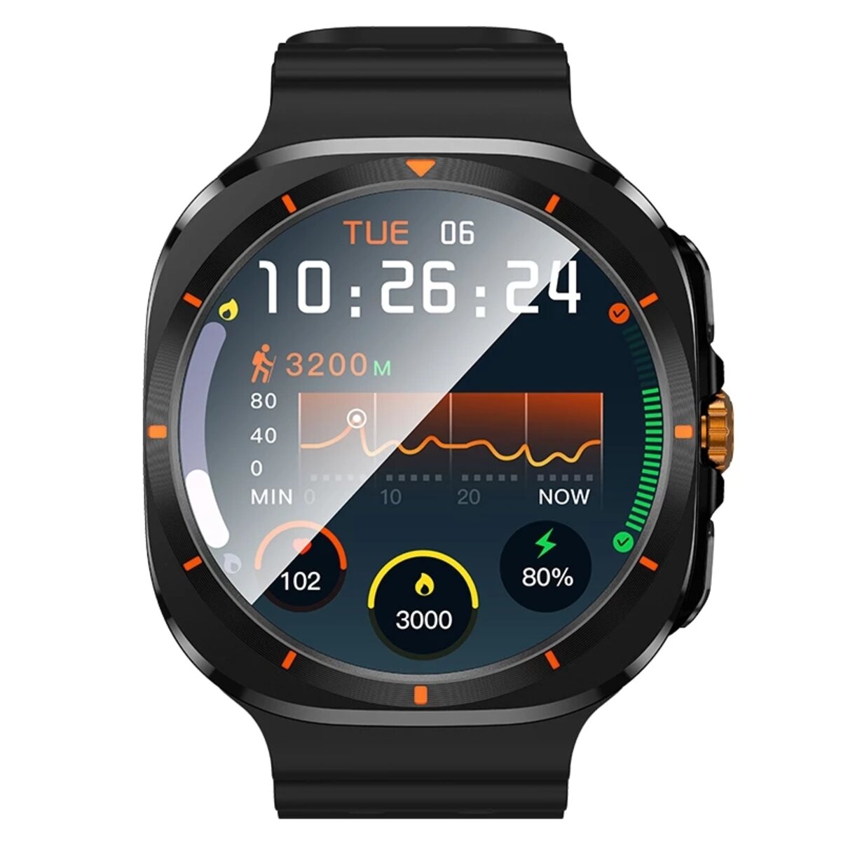 Смарт-годинник HOCO Y29 Smart sports watch (call version) Black на малюнкі №3