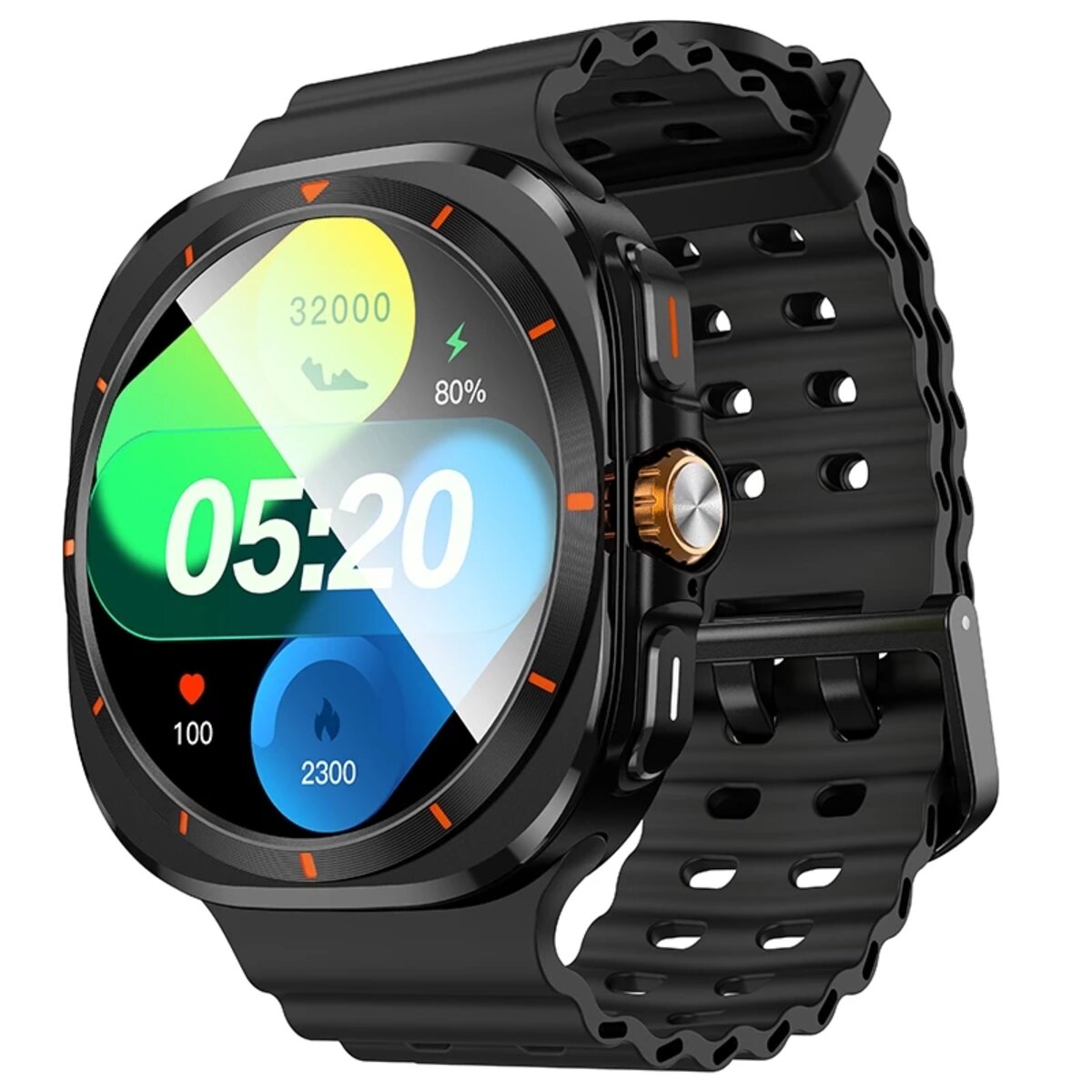 Смарт-годинник HOCO Y29 Smart sports watch (call version) Black на малюнкі №1