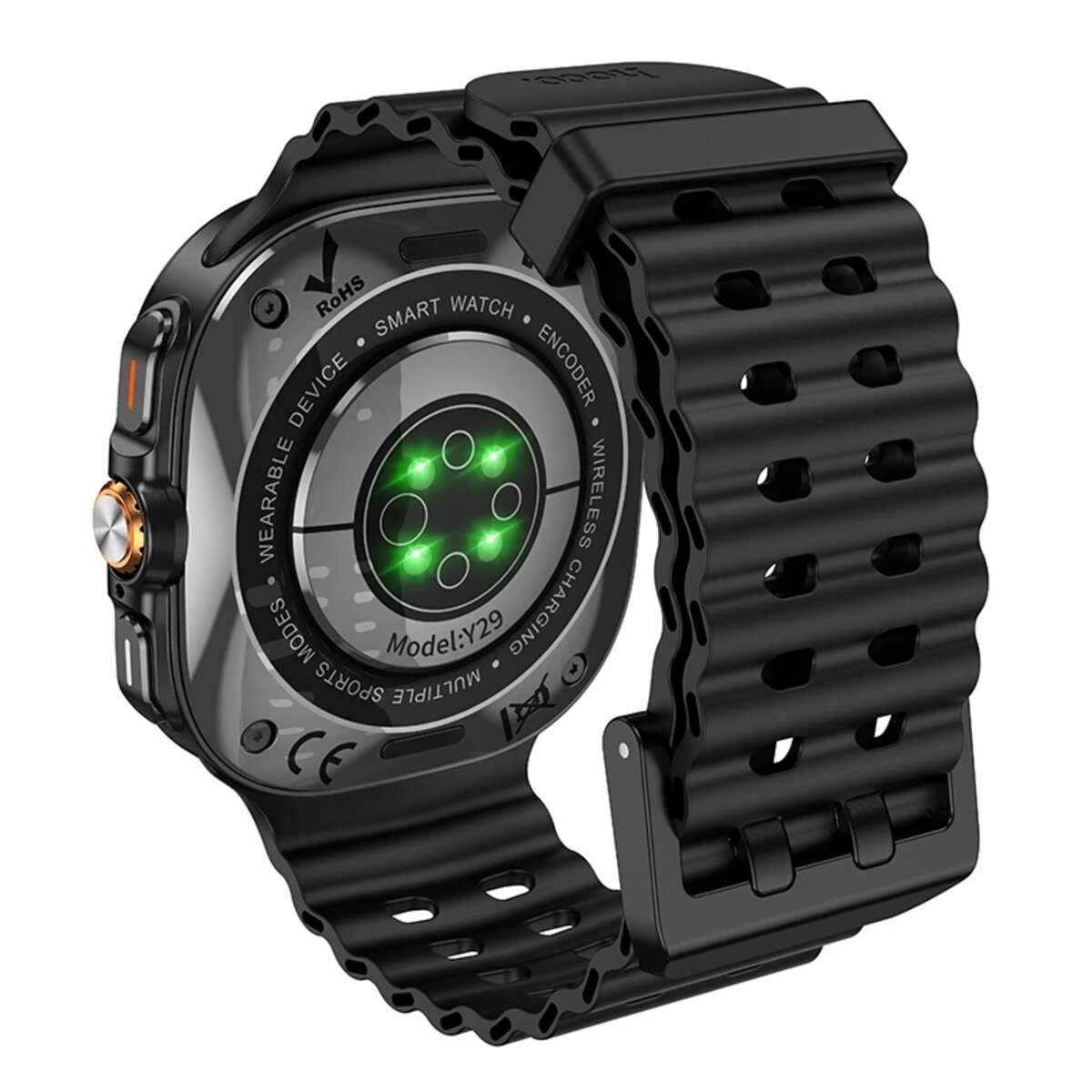 Смарт-годинник HOCO Y29 Smart sports watch (call version) Black на малюнкі №4