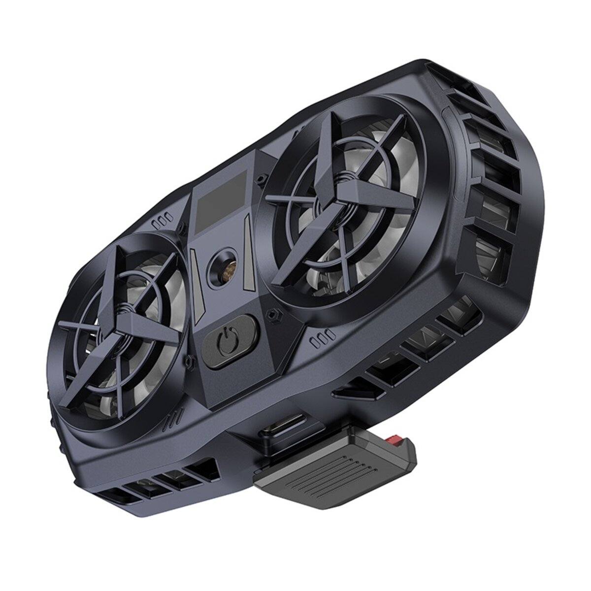 Кулер для мобільного телефона GM36 Mustango mobile phone dual cooler Black на малюнкі №1