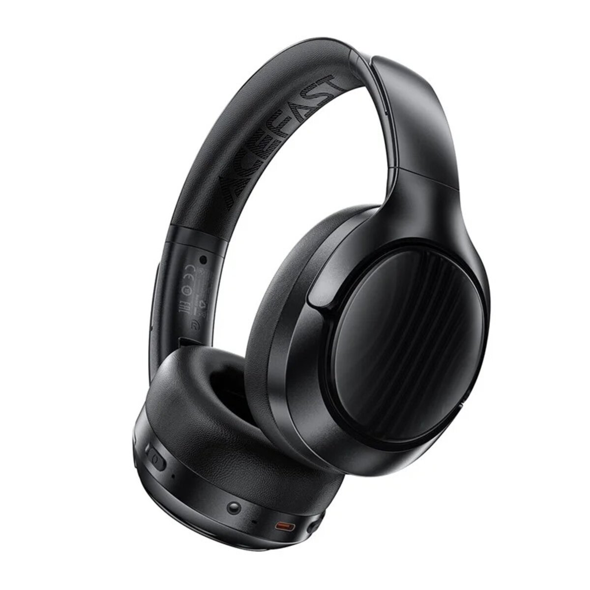 Бездротові навушники ACEFAST H5 active noise cancelling wireless headset Black на малюнкі №1